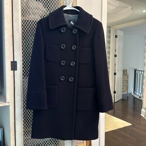 JCrew navy wool pea coat sz 4